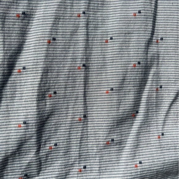 Men's PrAna Button-Down Shirt Multicolor Geometric M Cotton Hippy BOHO City Sun - Picture 4 of 12